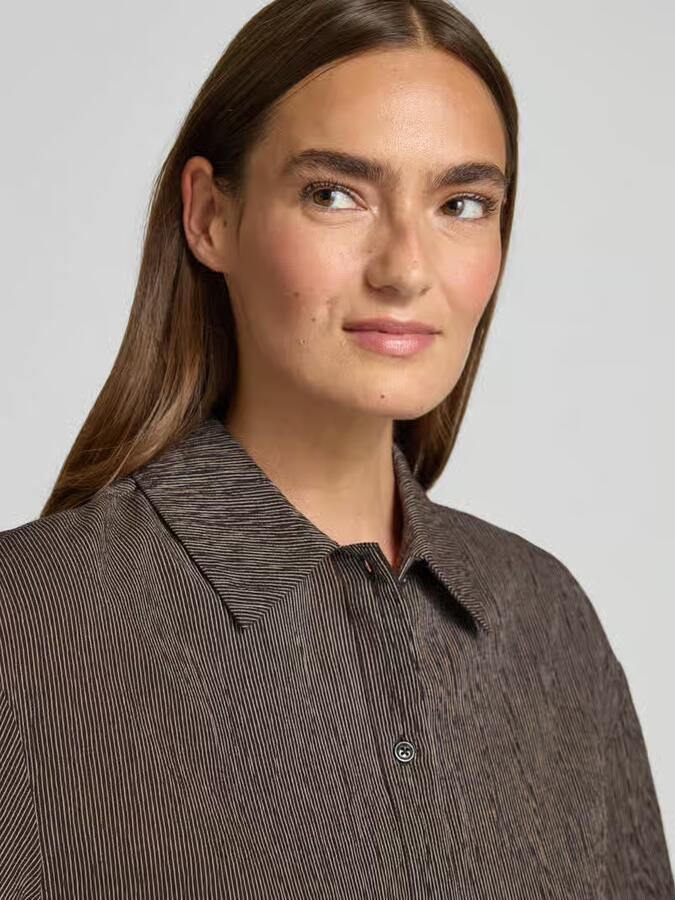 Opus regular fit overhemdblouse met kentkraag model 'Fababer' - Foto 2