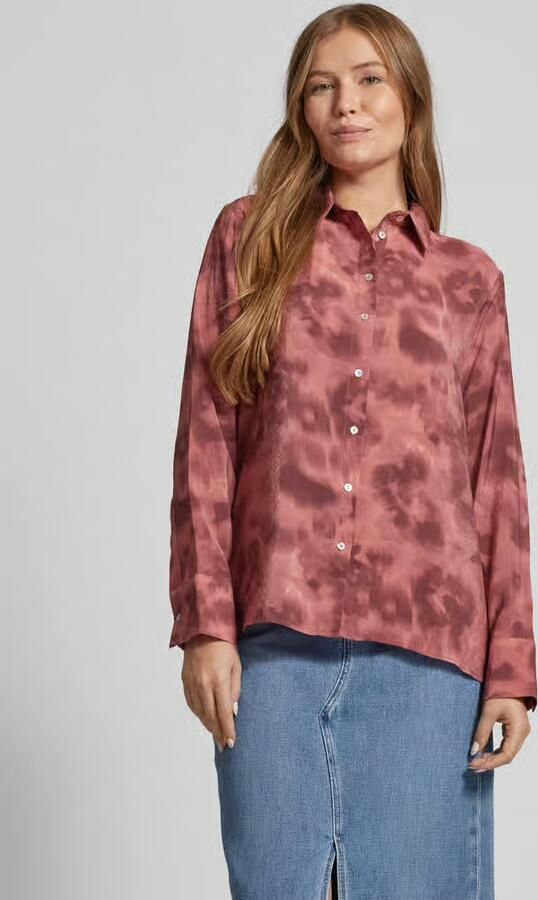 Opus Regular fit overhemdblouse met manchetten model 'Falkina' - Foto 3