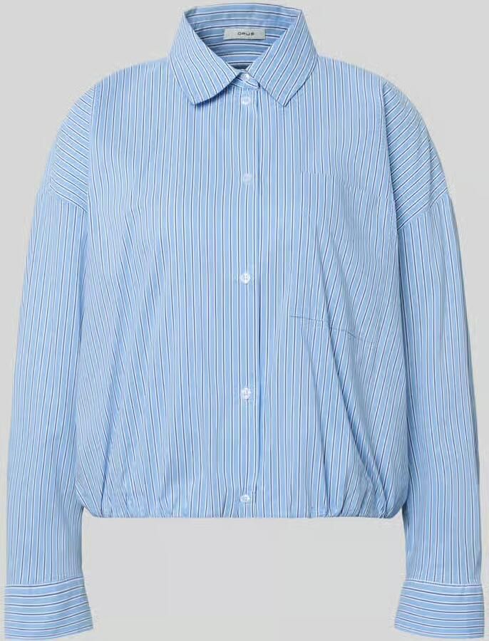Opus Regular fit Overhemdblouse met Overhemdkraag