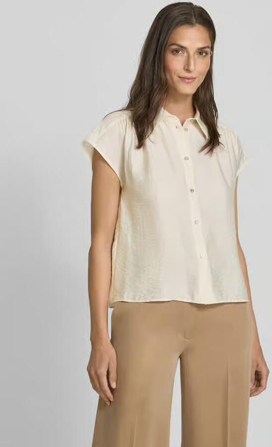 Opus Regular fit overhemdblouse van lyocell model 'Fairi' - Foto 4