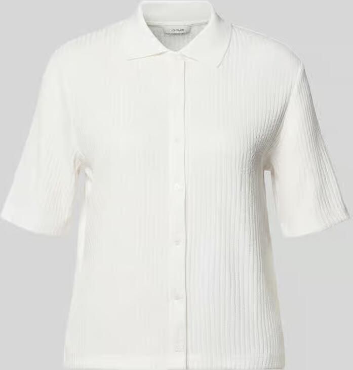 Opus regular fit poloshirt met doorlopende knoopsluiting - Foto 2
