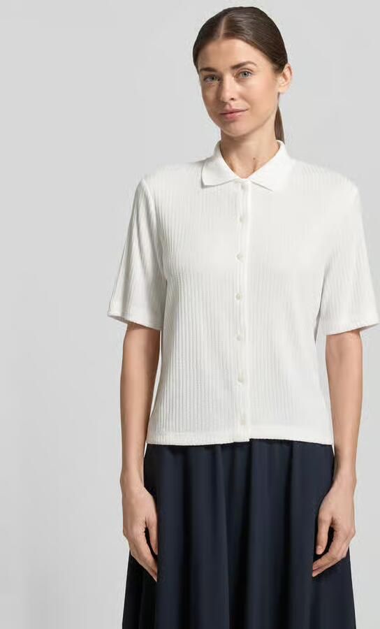 Opus regular fit poloshirt met doorlopende knoopsluiting - Foto 4