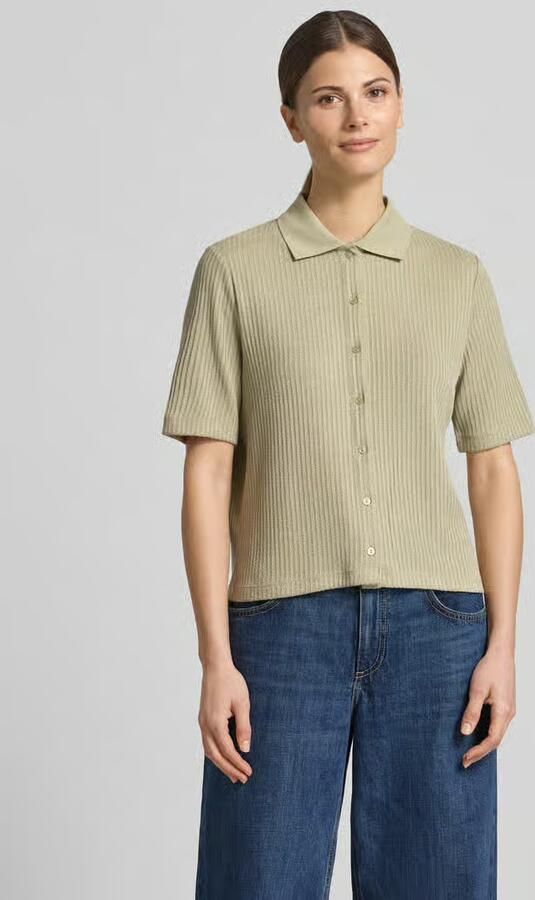 Opus regular fit poloshirt met doorlopende knoopsluiting - Foto 2