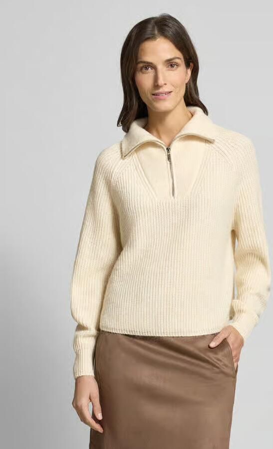 Opus Regular fit pullover met wol en alpaca model 'Poy - Foto 2