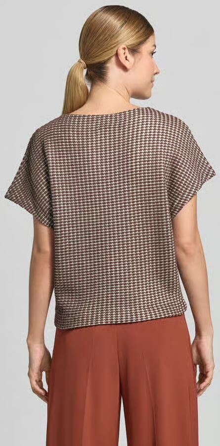 Opus Regular fit t-shirt van katoenmix model 'Gutina' - Foto 3