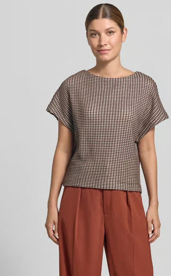 Opus Regular fit t-shirt van katoenmix model 'Gutina' - Foto 2
