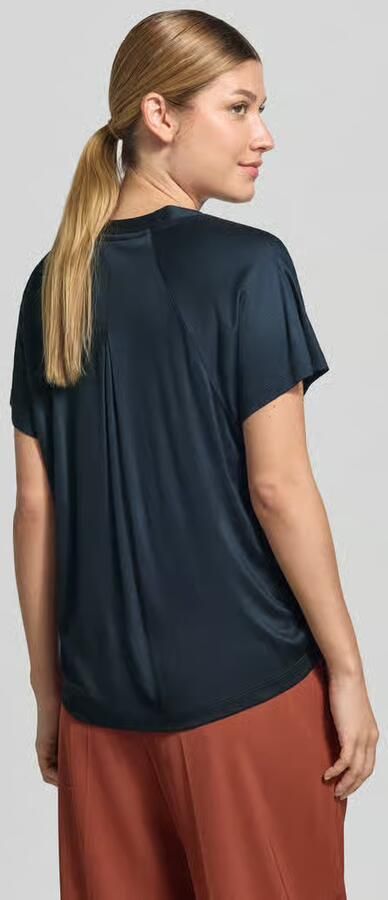 Opus Regular fit t-shirt van pure viscose model 'Sanebie' ' - Foto 3