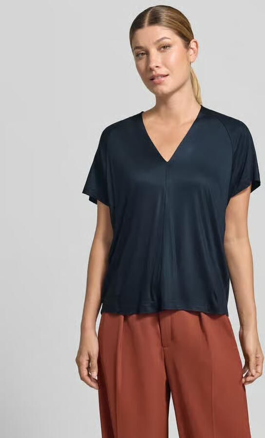 Opus Regular fit t-shirt van pure viscose model 'Sanebie' ' - Foto 2