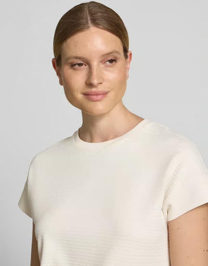 Opus regular fit T-shirt van viscosemix model 'Solke'