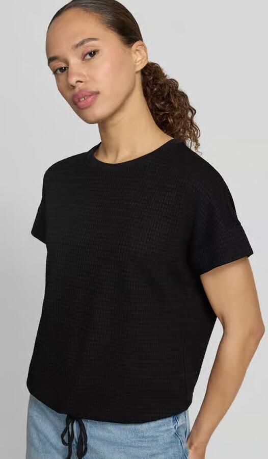 Opus regular fit T-shirt van viscosemix model 'Solke'