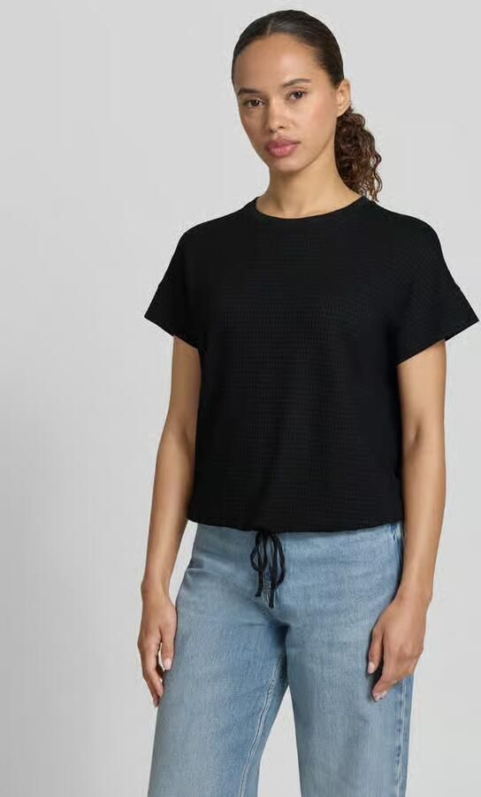 Opus regular fit T-shirt van viscosemix model 'Solke' - Foto 3
