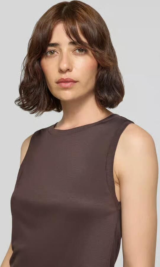 Opus Regular fit top van pure viscose model 'Inise'