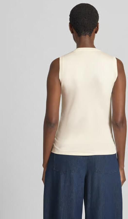 Opus Regular fit top van pure viscose model 'Inise'