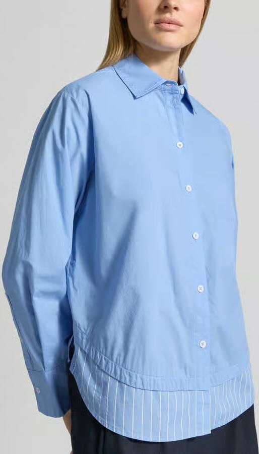 Opus Relaxed fit blouse in laagjeslook model 'Favia'