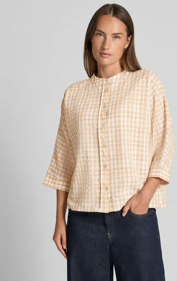 Opus Relaxed fit blouse met 3 4-mouwen model 'Fountry' - Foto 2