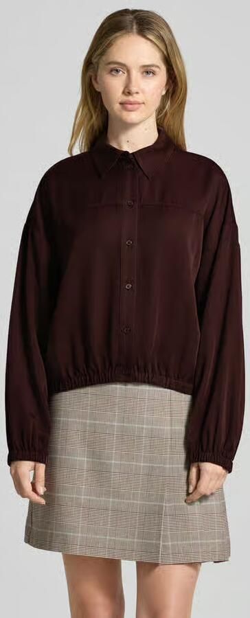 Opus Relaxed fit blouse met elastische zoom model 'fynamo' - Foto 4
