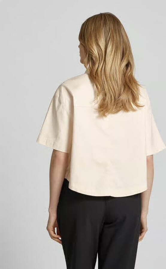 Opus Relaxed fit blouse met paspelzakken op de borst model 'Fringo' - Foto 3