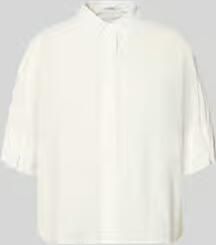 Opus relaxed fit blouse met verdekte knoopsluiting model 'Finoa'