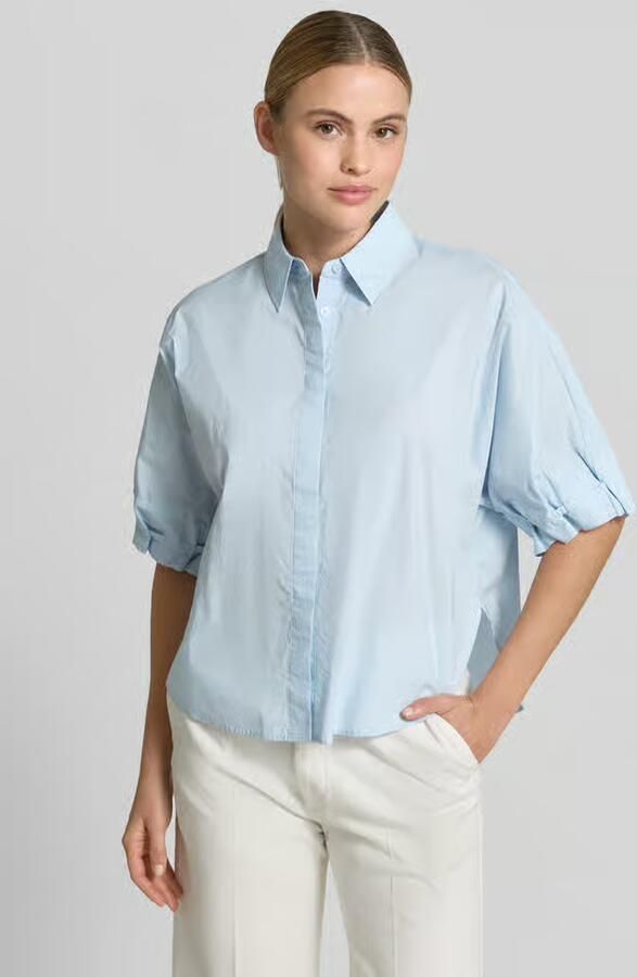 Opus relaxed fit blouse met verdekte knoopsluiting model 'Finoa' - Foto 4