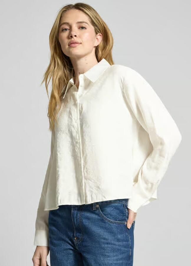 Opus Relaxed fit blouse van modalmix model 'Flowy' - Foto 2