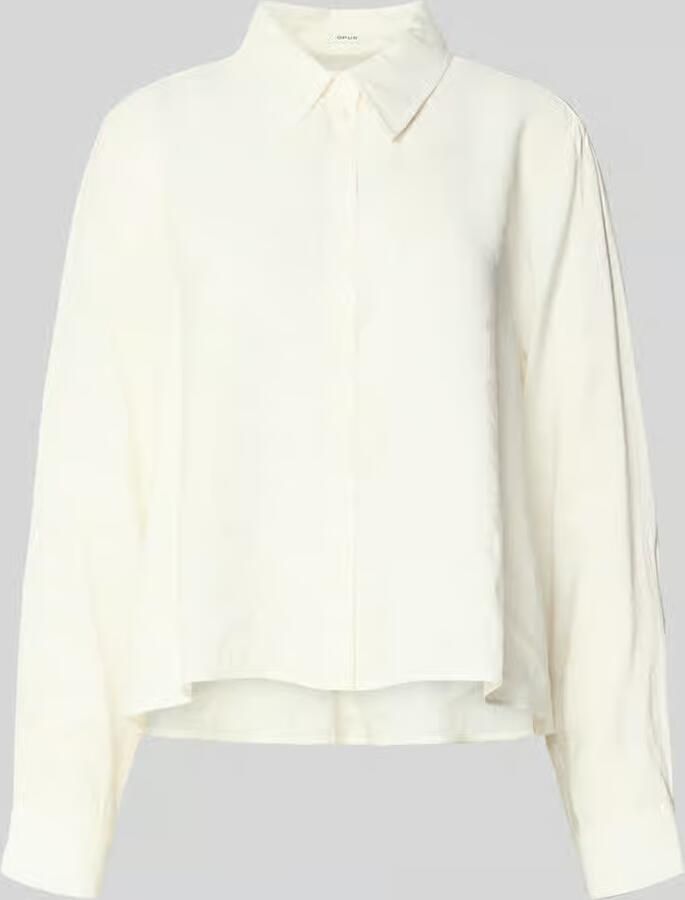 Opus Relaxed fit blouse van modalmix model 'Flowy'