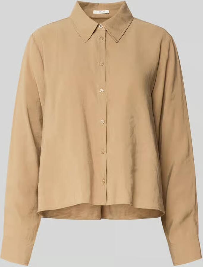Opus Relaxed fit blouse van modalmix model 'Flowy'