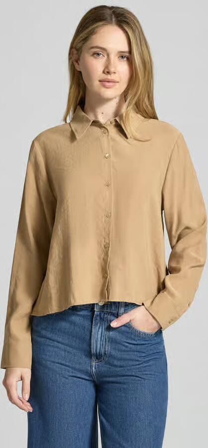 Opus Relaxed fit blouse van modalmix model 'Flowy' - Foto 3