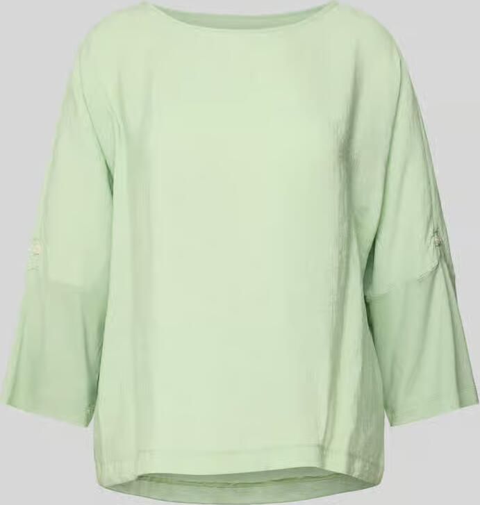 Opus Relaxed fit blouseshirt met 3 4-mouwen model 'Sumana' - Foto 2