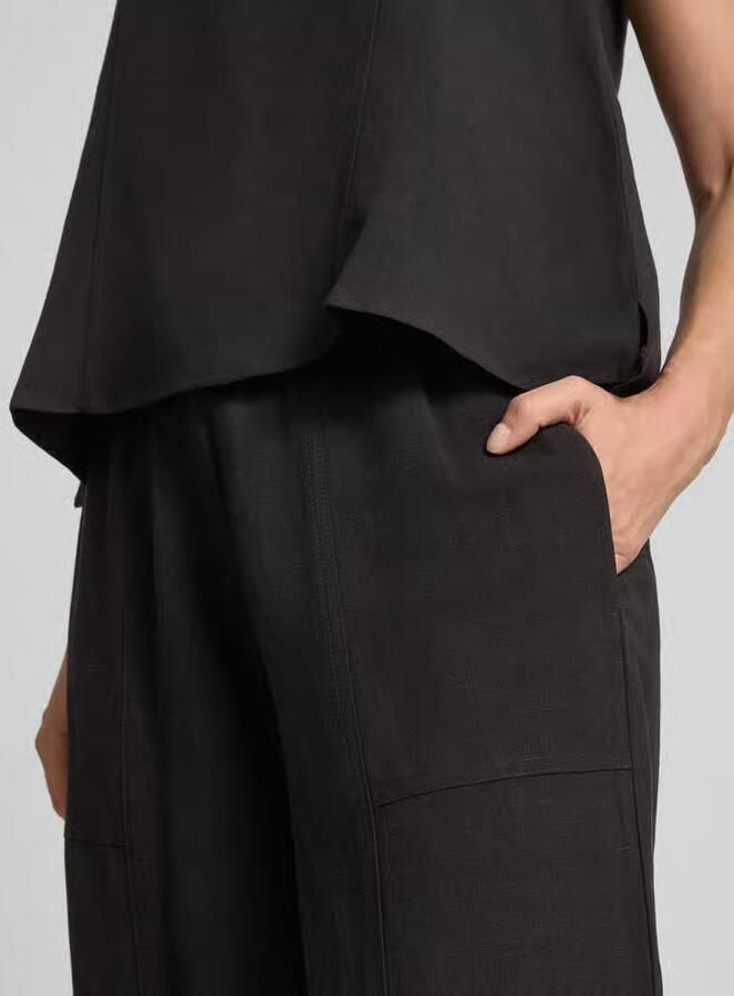 Opus relaxed fit broek van viscosemix model 'Myha'