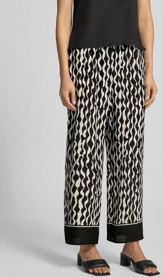 Opus relaxed fit culotte van pure viscose model 'Marou motion' - Foto 3