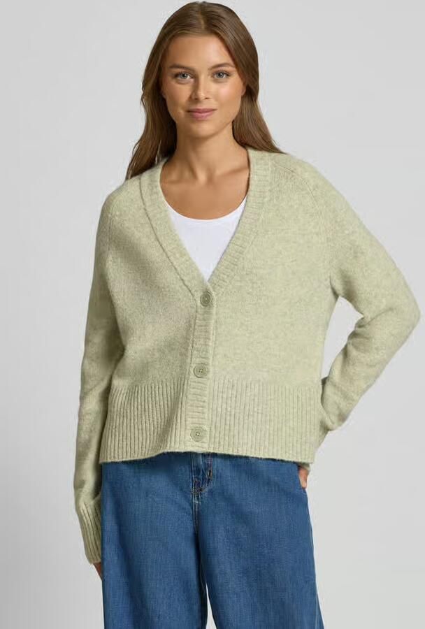 Opus Relaxed fit gebreid jack met alpaca-gehalte model 'Dassi' - Foto 2