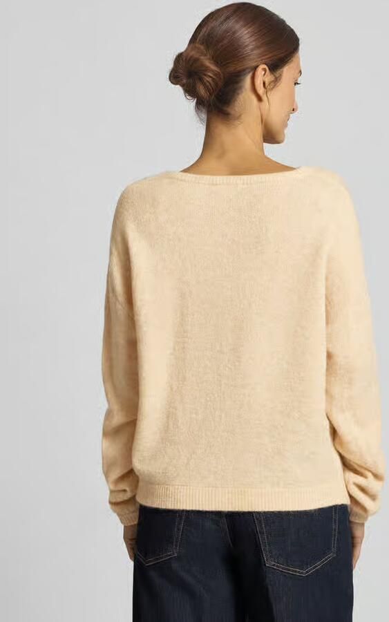 Opus Relaxed fit gebreide pullover met mix van mohair en wol model 'Pemine'