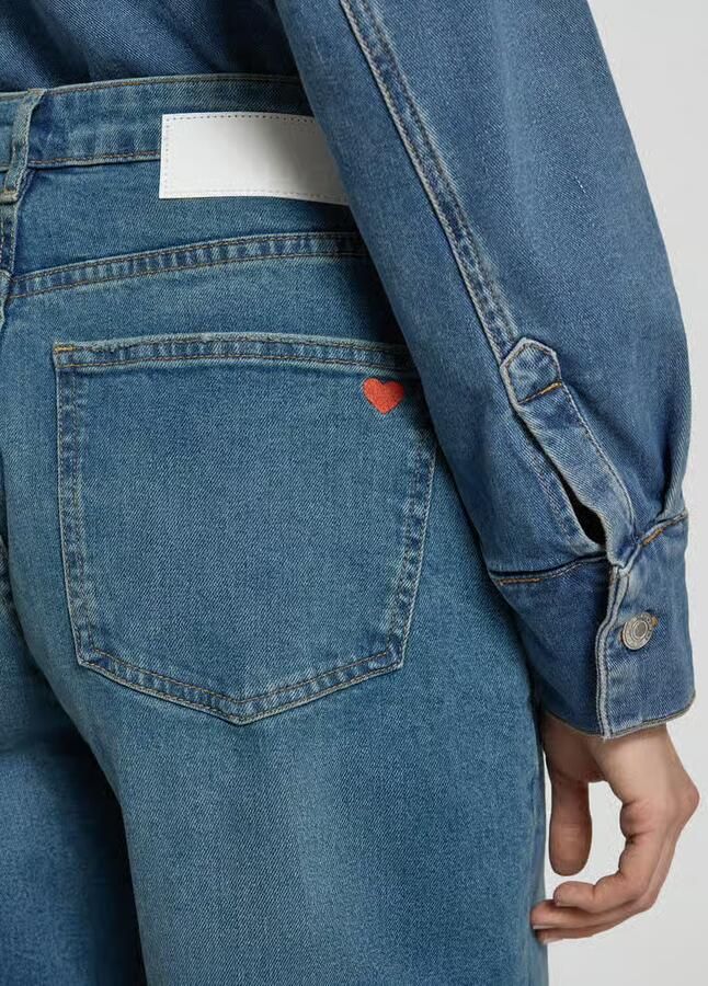 Opus relaxed fit jeans van katoenmix model 'Miva'