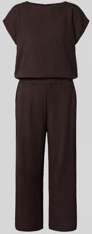 Opus Relaxed fit jumpsuit met structuurmotief model 'Melti'