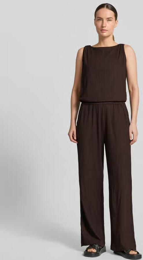 Opus Relaxed fit jumpsuit met structuurpatroon model 'Mefiza' - Foto 3