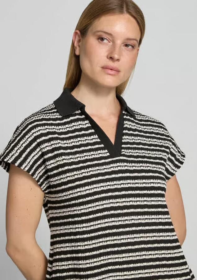 Opus relaxed fit jurk in tricotlook model 'Wary'