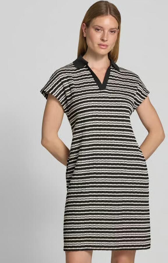 Opus relaxed fit jurk in tricotlook model 'Wary' - Foto 2