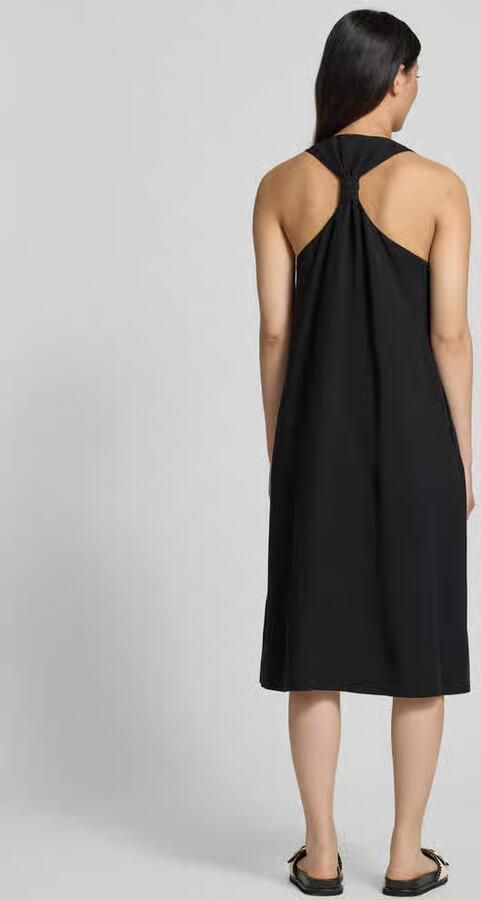 Opus relaxed fit midi-jurk van viscosemix model 'Waka' - Foto 3