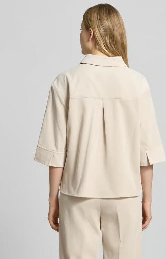 Opus Relaxed fit overhemdblouse met borstzak model 'Faisa'