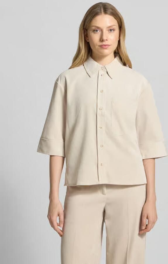 Opus Relaxed fit overhemdblouse met borstzak model 'Faisa' - Foto 2