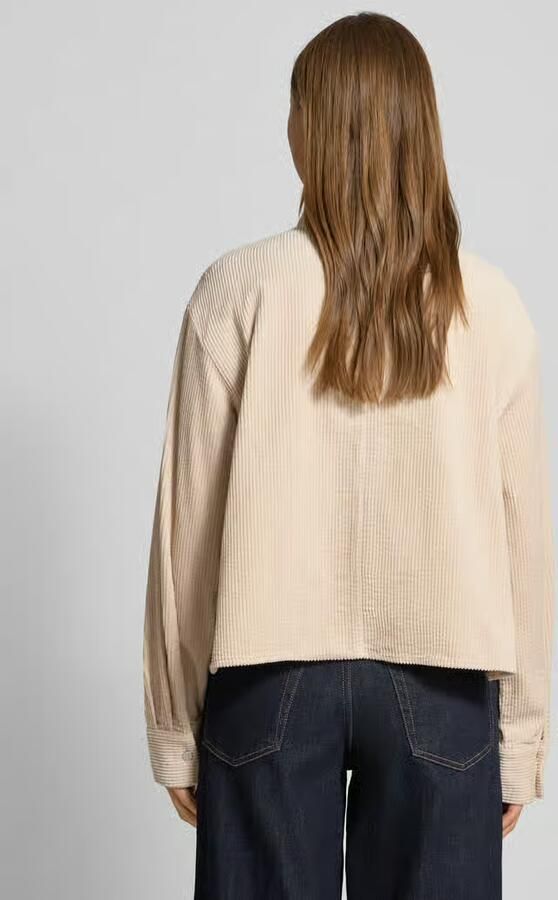 Opus Relaxed fit overhemdblouse met borstzak model 'Falve'