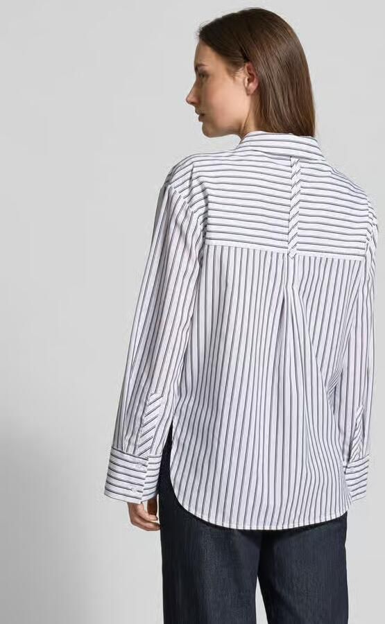Opus Relaxed fit overhemdblouse van lyocellmix model 'Fapo' - Foto 3