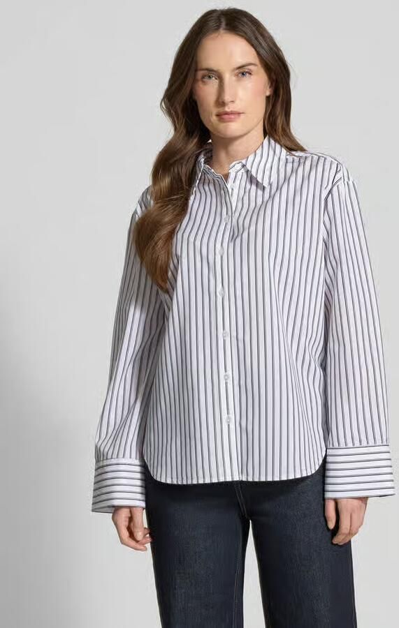 Opus Relaxed fit overhemdblouse van lyocellmix model 'Fapo' - Foto 2