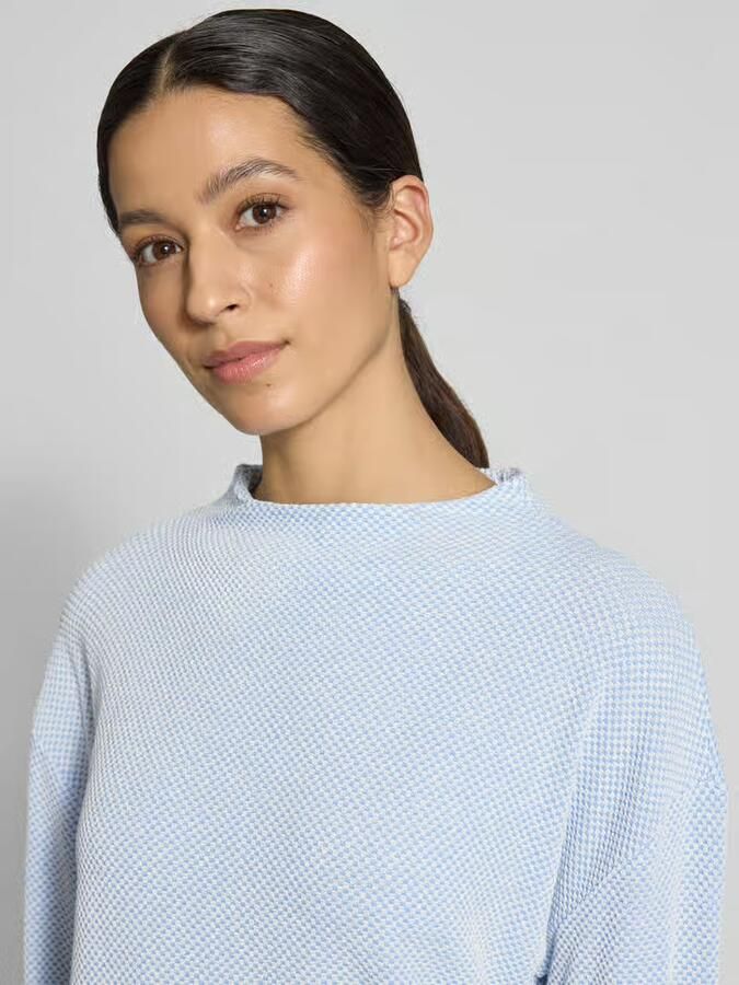 Opus Relaxed fit sweatshirt met Opstaande kraag Model 'Serata' - Foto 2