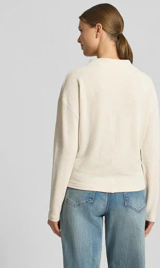 Opus Relaxed fit sweatshirt met Opstaande kraag Model 'Serata'