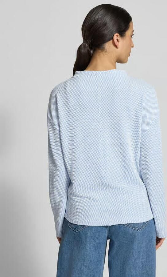 Opus Relaxed fit sweatshirt met Opstaande kraag Model 'Serata'