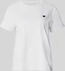 Opus relaxed fit t-shirt met motiefstitching model 'Serz' - Foto 2