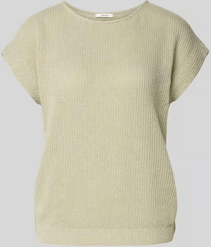 Opus relaxed fit T‑shirt in brei-look model 'Sofrano' - Foto 2