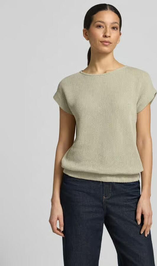 Opus relaxed fit T‑shirt in brei-look model 'Sofrano' - Foto 4