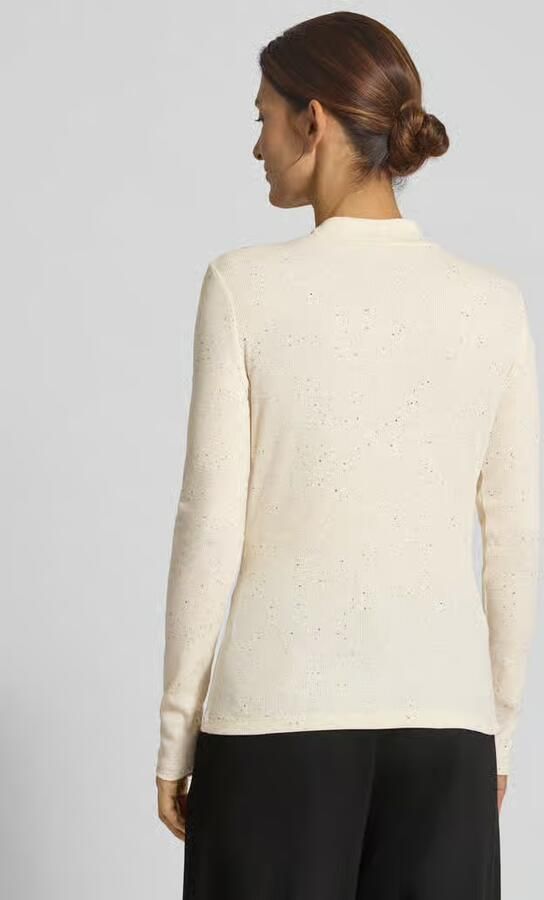 Opus Shirt met lange mouwen en opstaande kraag model 'Suhanna'